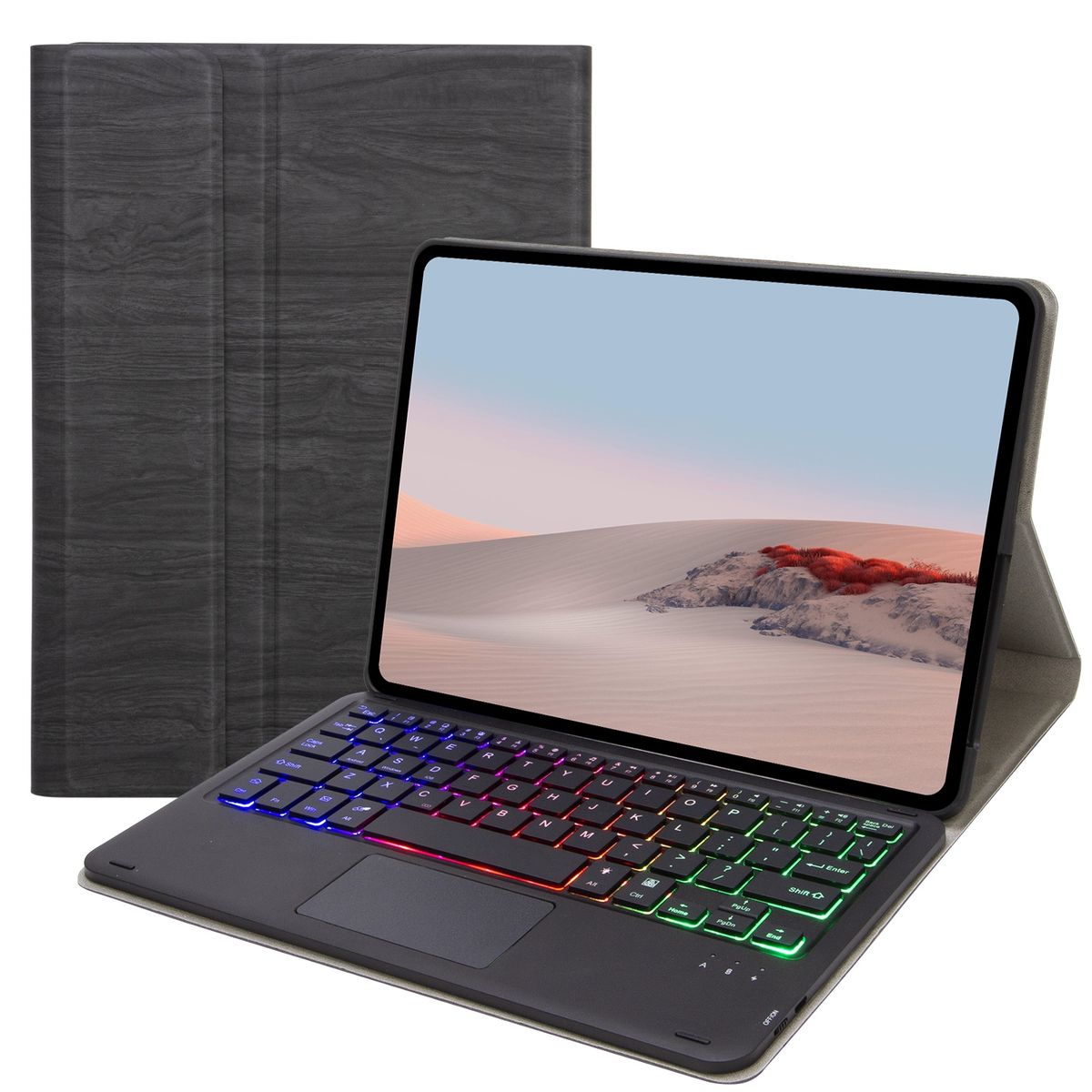 Keyboard Leather Case For Microsoft Surface Go 3 / 2 / 1