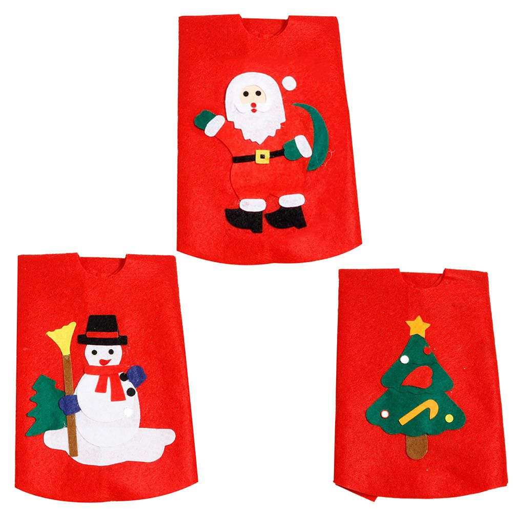 Christmas Tree Floor Mat Santa Snowman Ground Cover Apron-