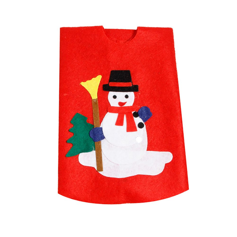 Christmas Tree Floor Mat Santa Snowman Ground Cover Apron-