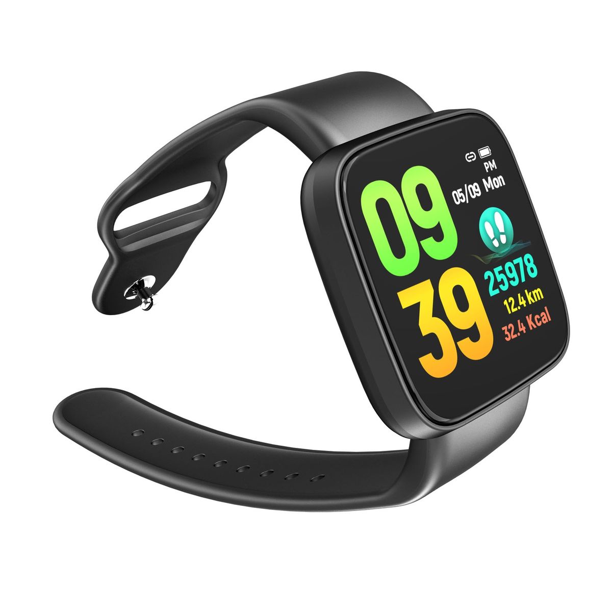 TFT Touch Screen IP67 Waterproof Smart Bracelet, Support Sleep Monitor / Heart Rate Monitor / Blood Pressure Monitor(Black)