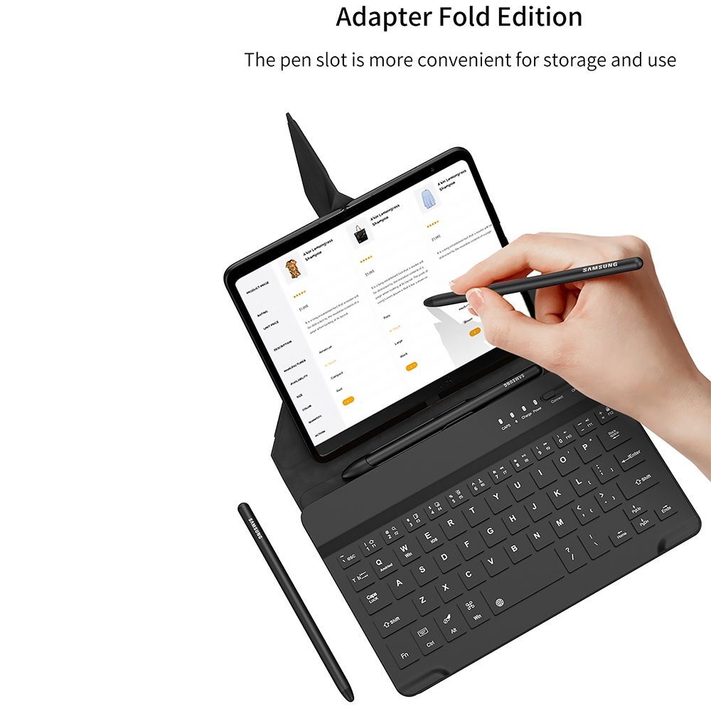 Keyboard Leather Case For Samsung Galaxy Z Fold5