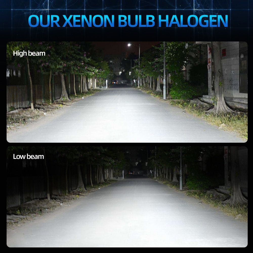 Q2 1 Pair H4 Car LED Headlight