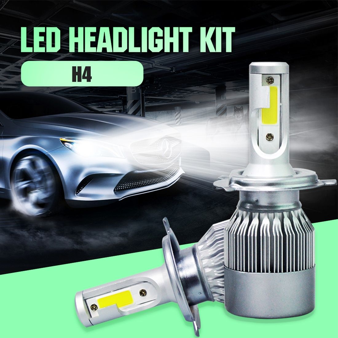 2 PCS C9 880/881 Waterproof Car LED Headlight
