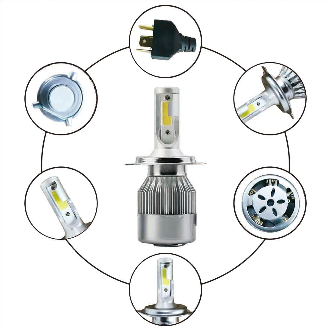 2 PCS C9 880/881 Waterproof Car LED Headlight