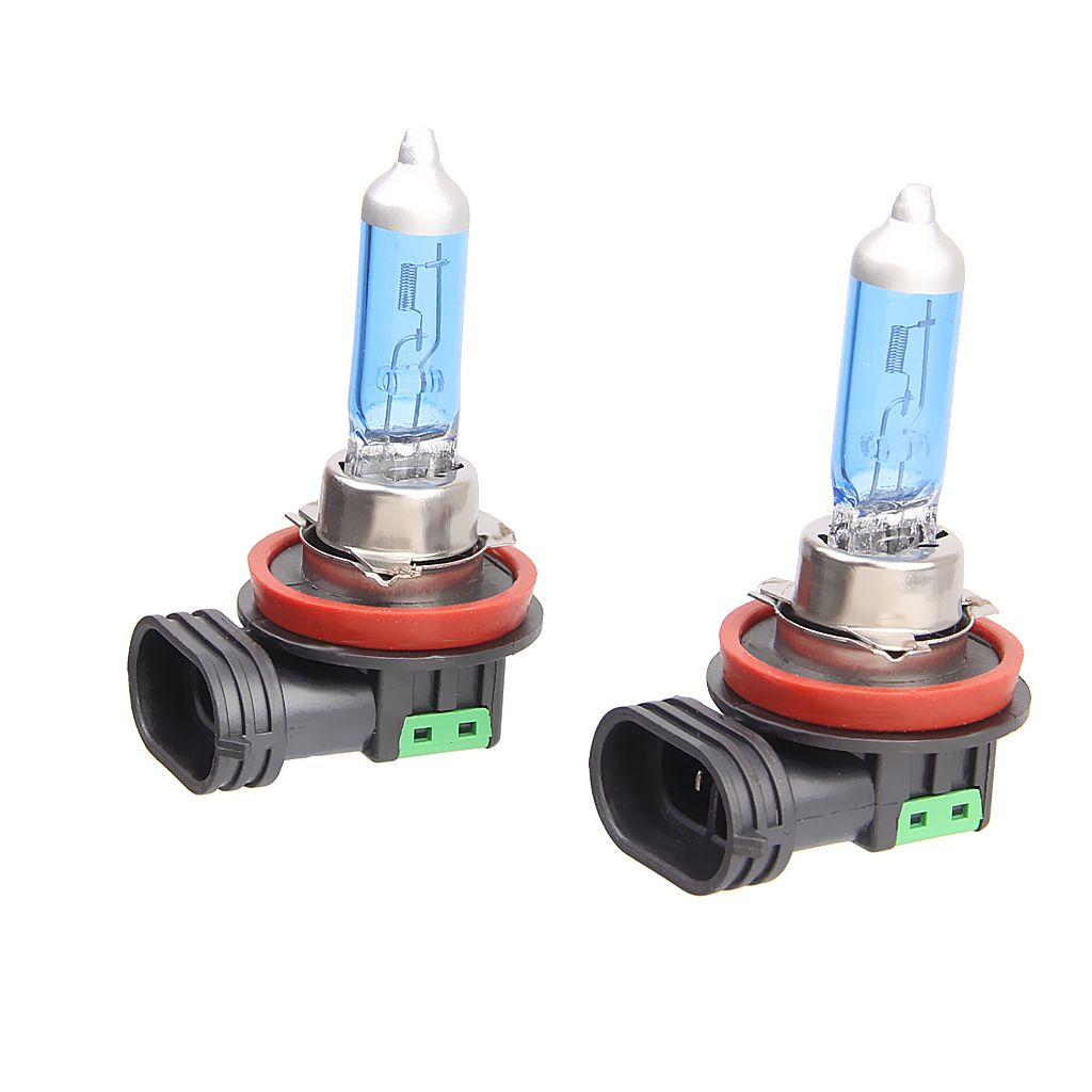 2pcs 6000K Xenon Gas Halogen Bulb Headlights 12V Light