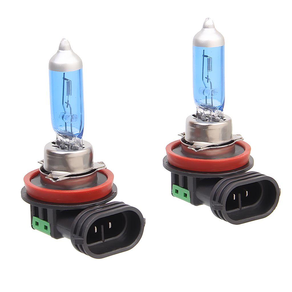 2pcs 6000K Xenon Gas Halogen Bulb Headlights 12V Light