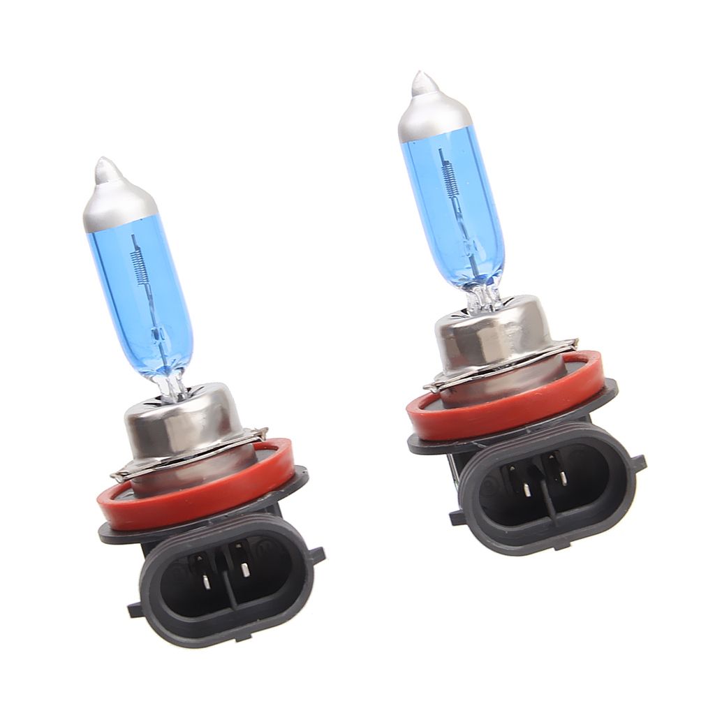 2pcs 6000K Xenon Gas Halogen Bulb Headlights 12V Light