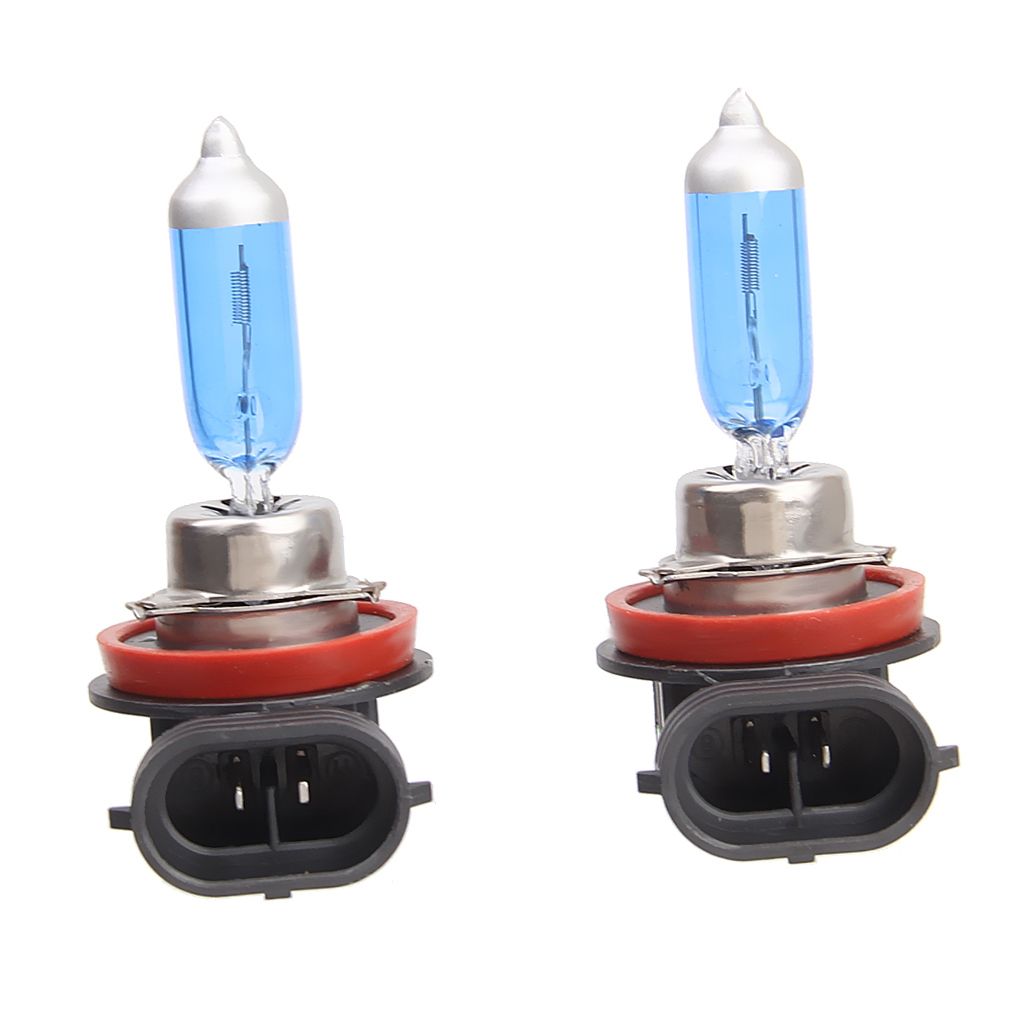 2pcs 6000K Xenon Gas Halogen Bulb Headlights 12V Light