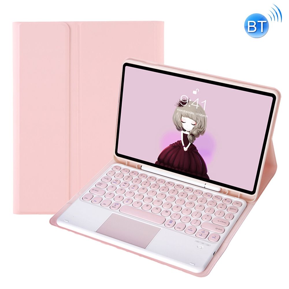 Keyboard + Leather For Samsung Galaxy Tab S6 Lite 10.4