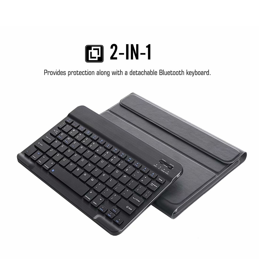 DY-M10P For Lenovo Smart Tab M10 HPD Plus TB-X606F 10.3 Inch 2 In 1 Removable Magnetic ABS Bluetooth Keyboard + Protective Leather Case With Stand & Sleep / Wake-up & Pen Holder(Rose Gold)