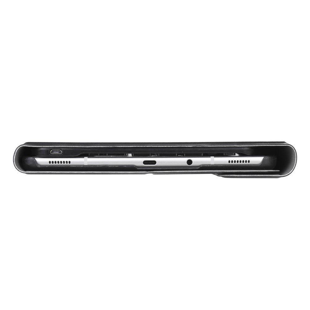 A510 Bluetooth 3.0 Ultra-thin Detachable Bluetooth Keyboard Leather Case For Samsung Galaxy Tab A 10.1 (2019) T510 / T515 (Black)