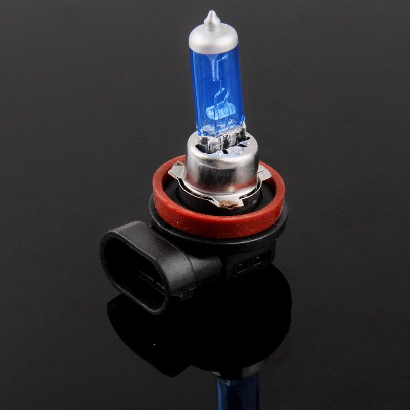 H11 Halogen Bulb, Super White Car Headlight Bulb, 12 V / 55W, 6000K 1700 LM (Pair)