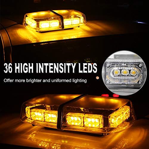 FOXCID 12 36 LED 18 Watts Emergency Hazard Warning Security