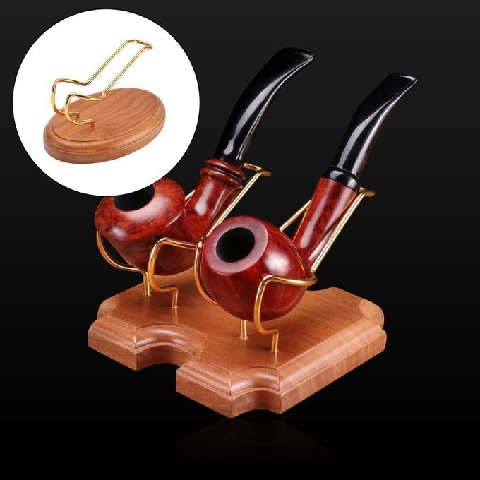 CHERRY Wood Tobacco Pipe Stand Home Decor  Pipe Holder For