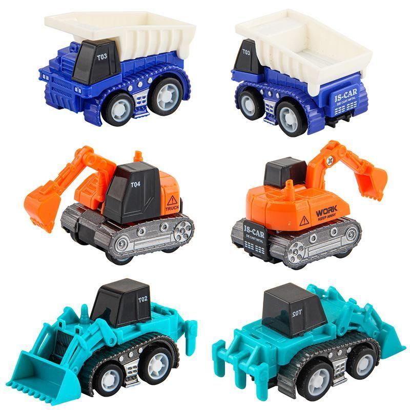 Simulate Model Car Fire Brigade Ladder Lifting Dismounting Excavator TruCrane Toy for Kids Boys