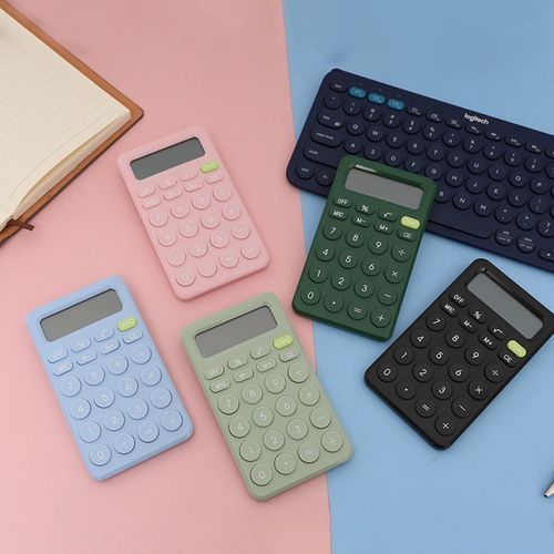 Desk Mini Calculator Big On Financial Business Accounting Tool Suitable For School Students Small Business Supplies As Pic