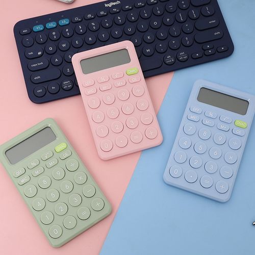 Desk Mini Calculator Big On Financial Business Accounting Tool Suitable For School Students Small Business Supplies As Pic