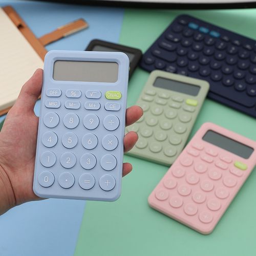 Desk Mini Calculator Big On Financial Business Accounting Tool Suitable For School Students Small Business Supplies As Pic