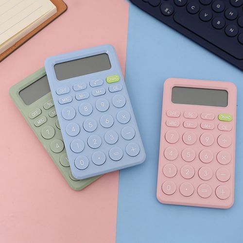 Desk Mini Calculator Big On Financial Business Accounting Tool Suitable For School Students Small Business Supplies As Pic