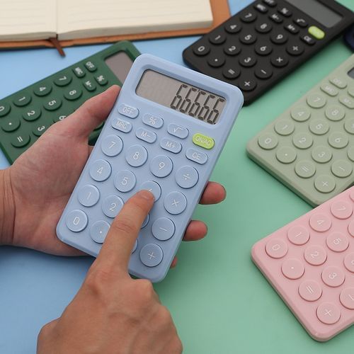 Desk Mini Calculator Big On Financial Business Accounting Tool Suitable For School Students Small Business Supplies As Pic