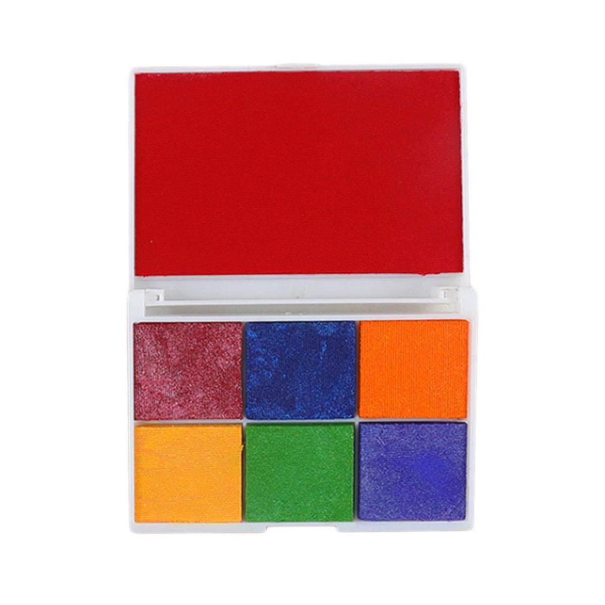 Rubber Stamp Ink Pad DIY Decor Fingerprint Inkpad Large Red Inkpad