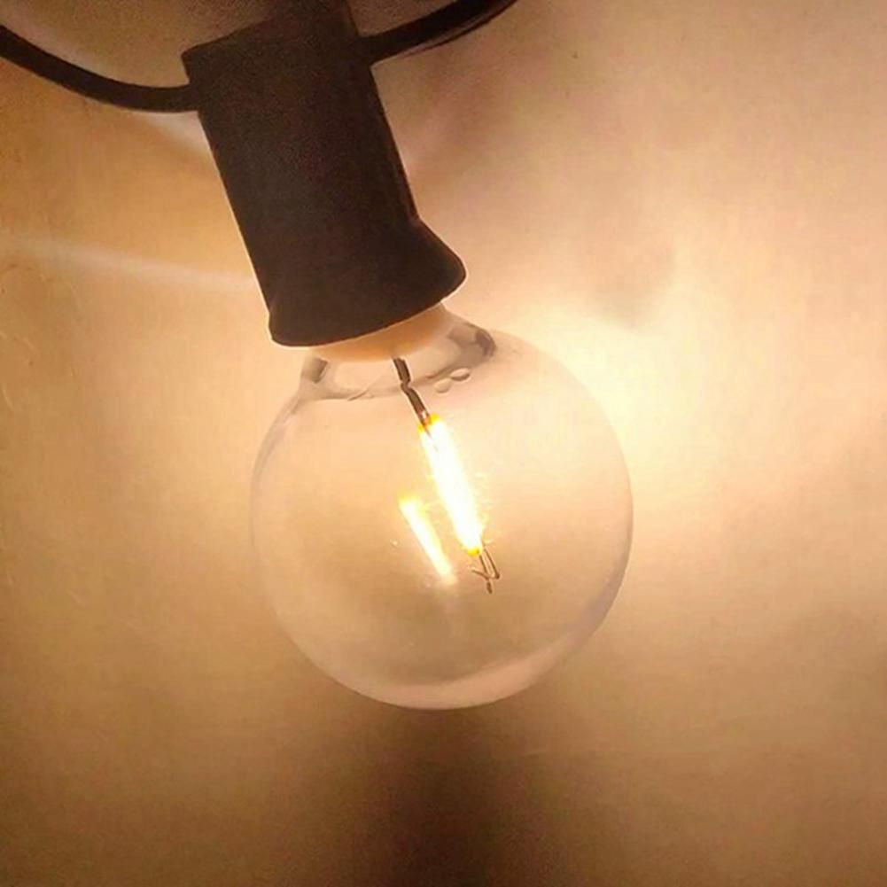 6Pcs G40 Bulbs,E12 Screw Base LED Globe Bulbs for Solar