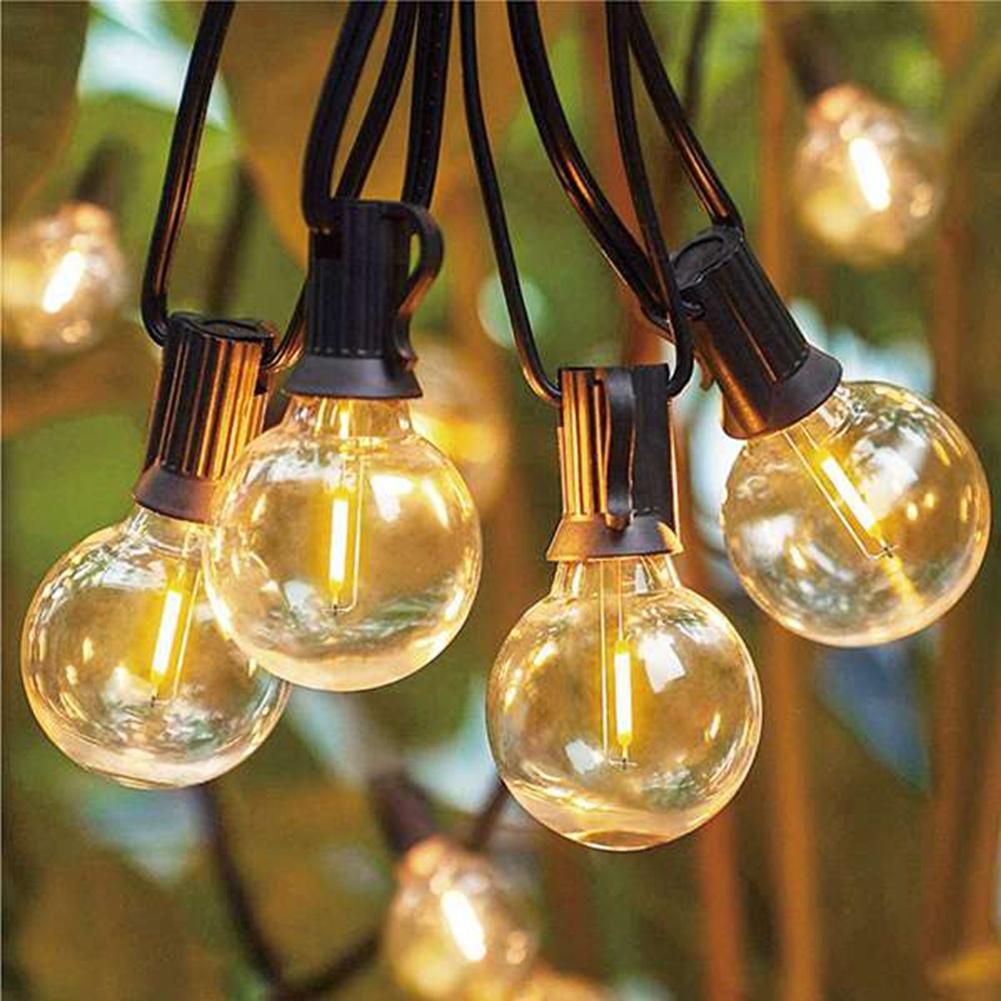 6Pcs G40 Bulbs,E12 Screw Base LED Globe Bulbs for Solar