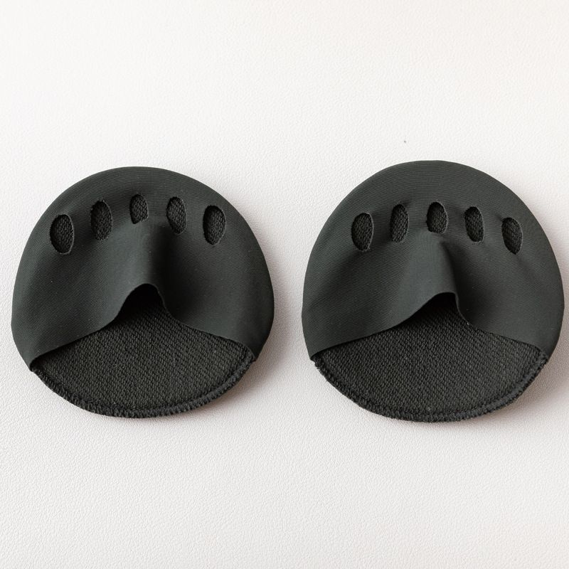 1 Pair Five Toes Forefoot Pads For Women High Heels Half Insoles Cotton
