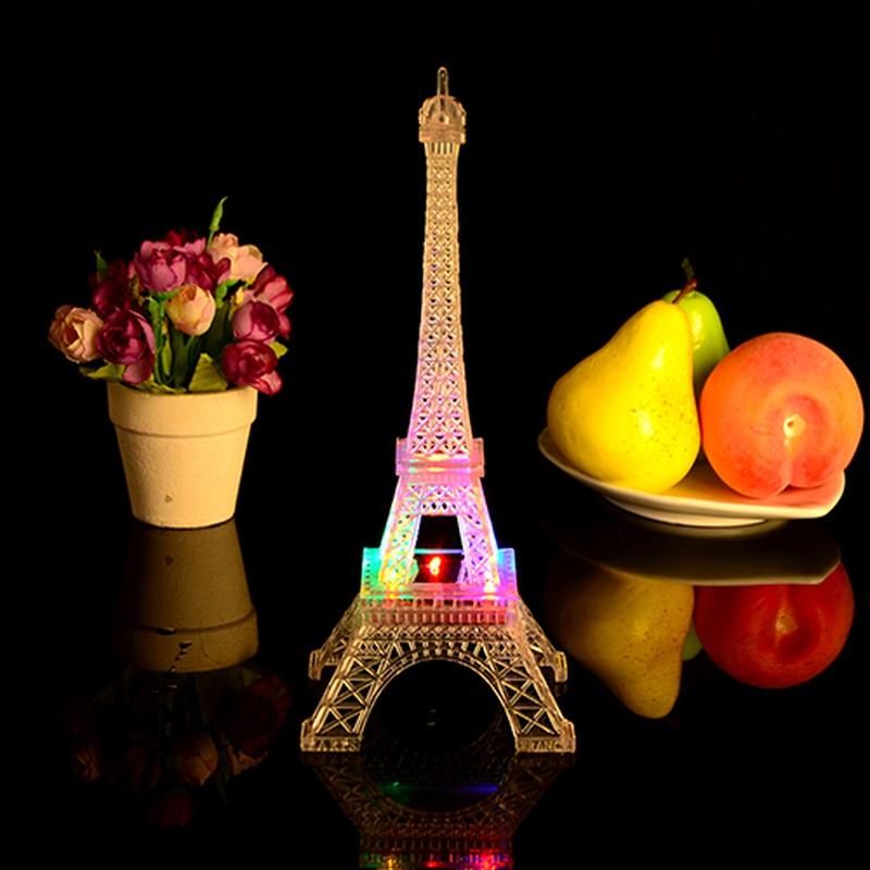 Mini 7 Color Changing Eiffel Tower LED Night Light Lamp-