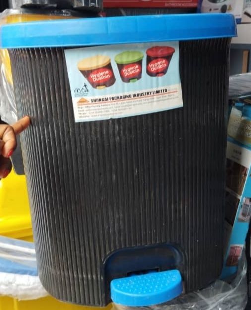 Pedal And Push-up Bin- 30 Litres