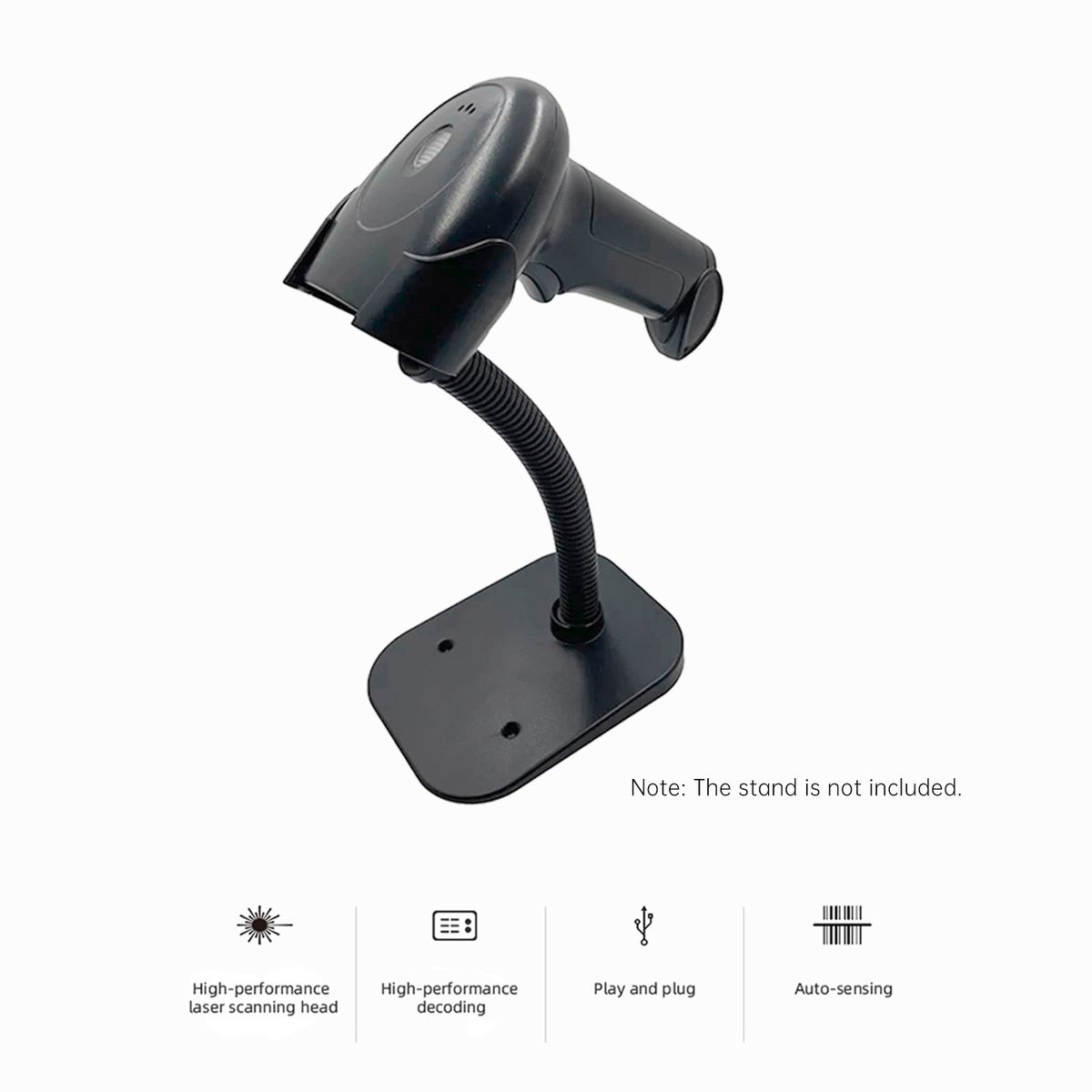 USB Barcode Scanner 1D Handheld Wired Bar Code