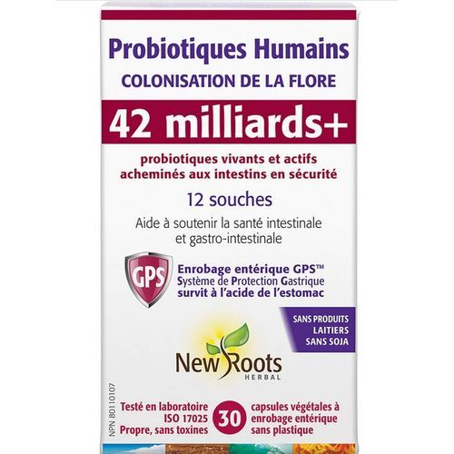 Human Probiotics Colonizing Flora 42 Billion+ 30Capsules