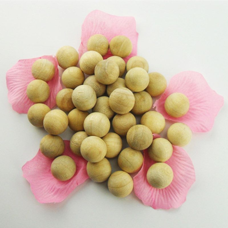 20Pcs 1.8cm Camphor Wood Moth Balls Wardrobe Clothes Drawer-