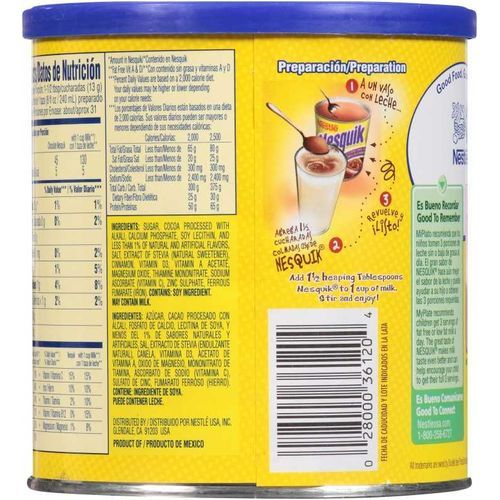 Nesquik Chocolate Powder 14.1 Oz. 400 Grams X 2