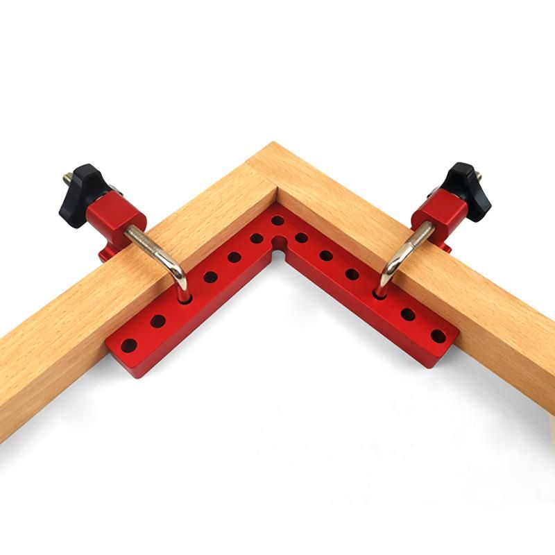 10cm 90 Degree Positioning Squares Right Angle Clamps Woodworking Ruler Carpenter Tool for Picture Frame Box Cabinets Drawers DIY Tools