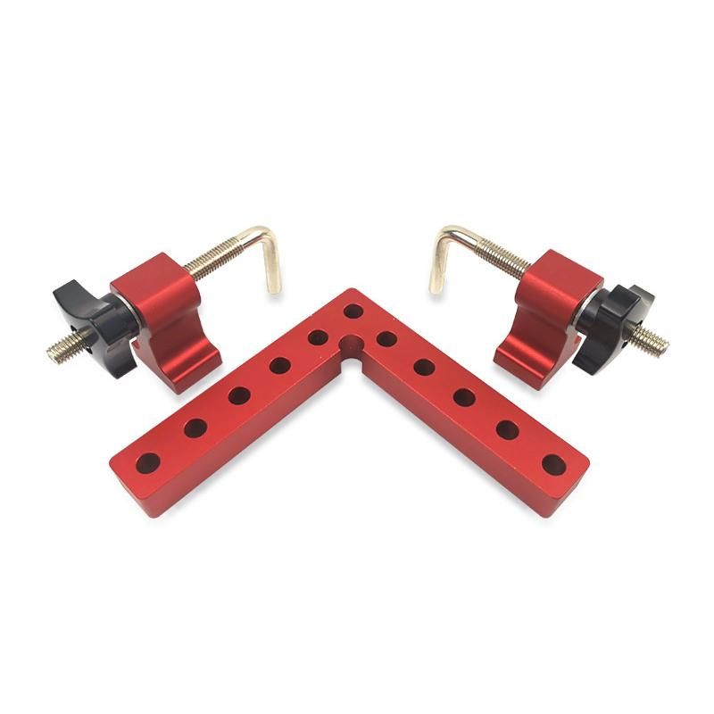 10cm 90 Degree Positioning Squares Right Angle Clamps Woodworking Ruler Carpenter Tool for Picture Frame Box Cabinets Drawers DIY Tools