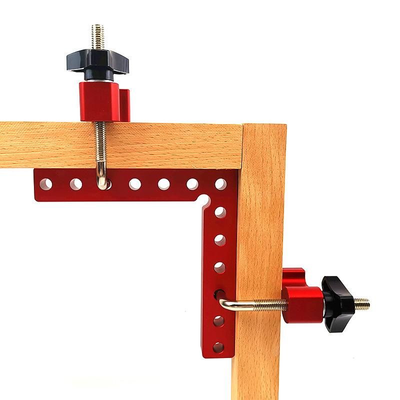 10cm 90 Degree Positioning Squares Right Angle Clamps Woodworking Ruler Carpenter Tool for Picture Frame Box Cabinets Drawers DIY Tools