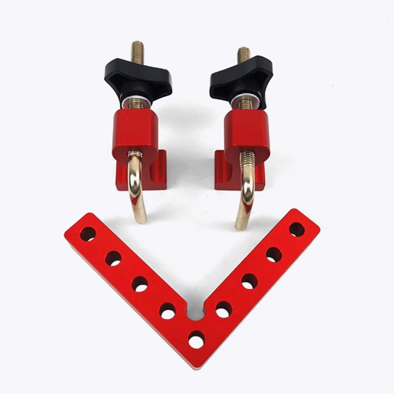 10cm 90 Degree Positioning Squares Right Angle Clamps Woodworking Ruler Carpenter Tool for Picture Frame Box Cabinets Drawers DIY Tools