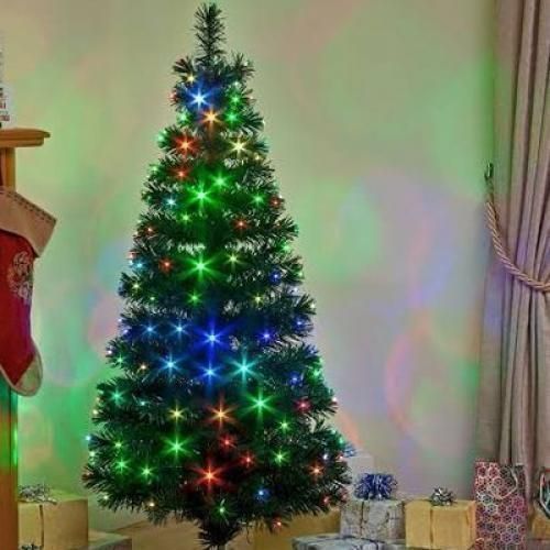 7ft Christmas Tree With Free Multicolor Christmas Lights