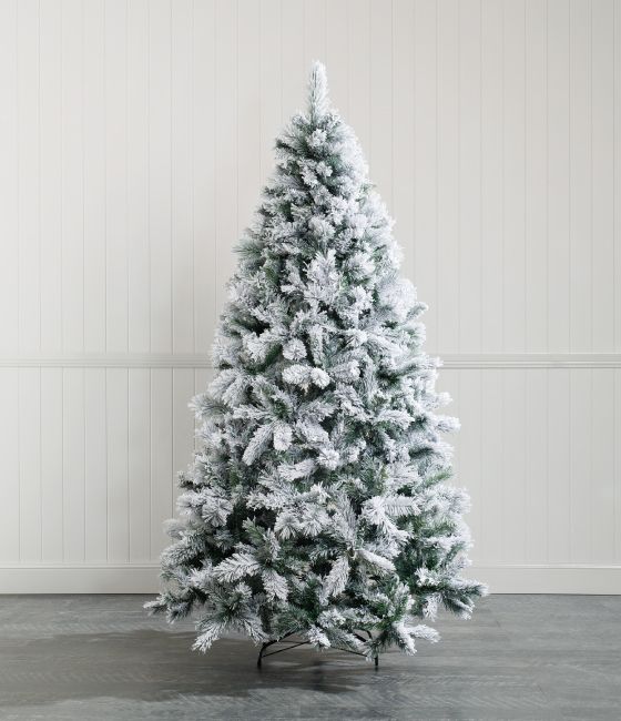Artificial Snow Flocked Hinged Christmas Tree (TREE ONLY)