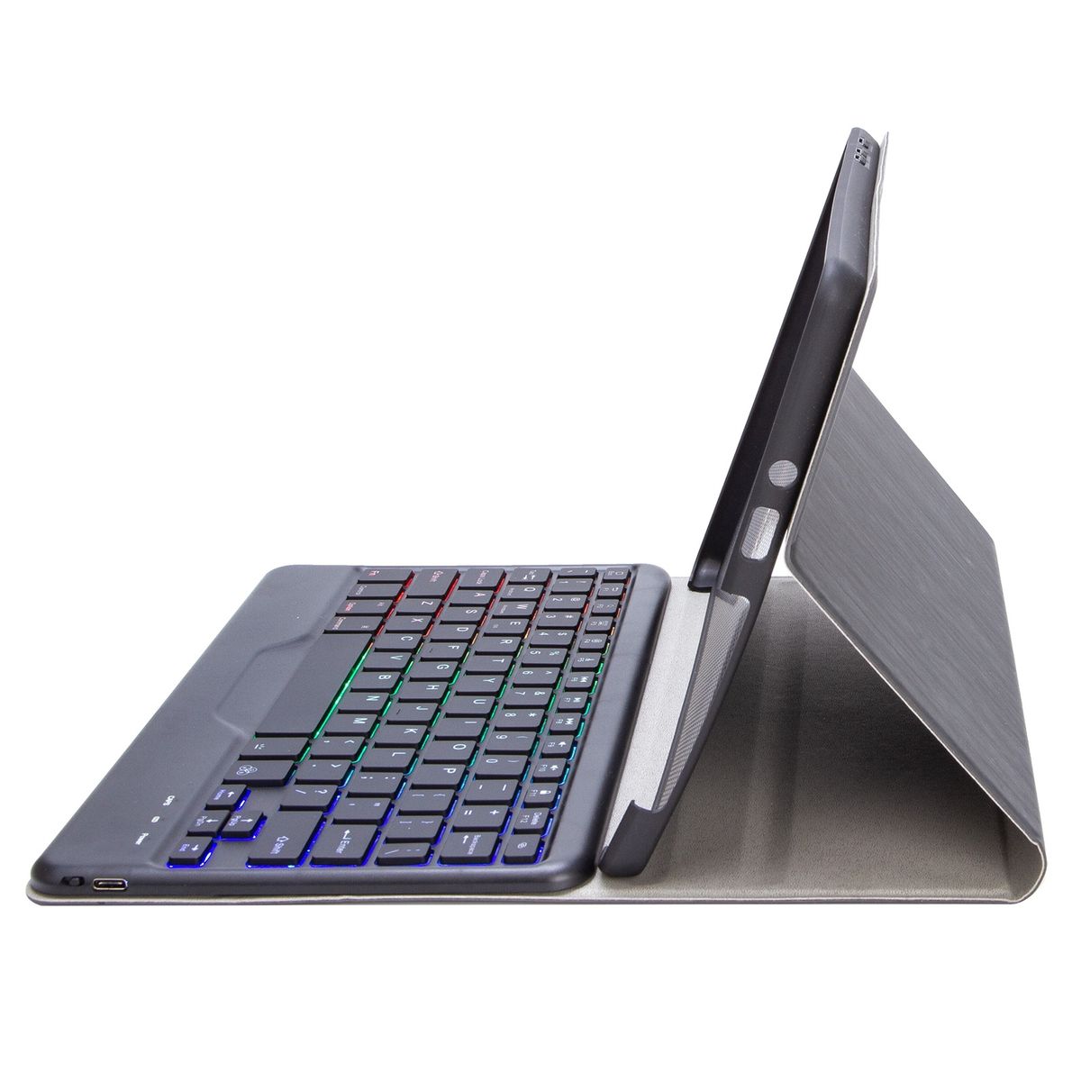 For Microsoft Surface Go 3 / 2 / 1 Bluetooth Keyboard Leather Case(Black + Black)