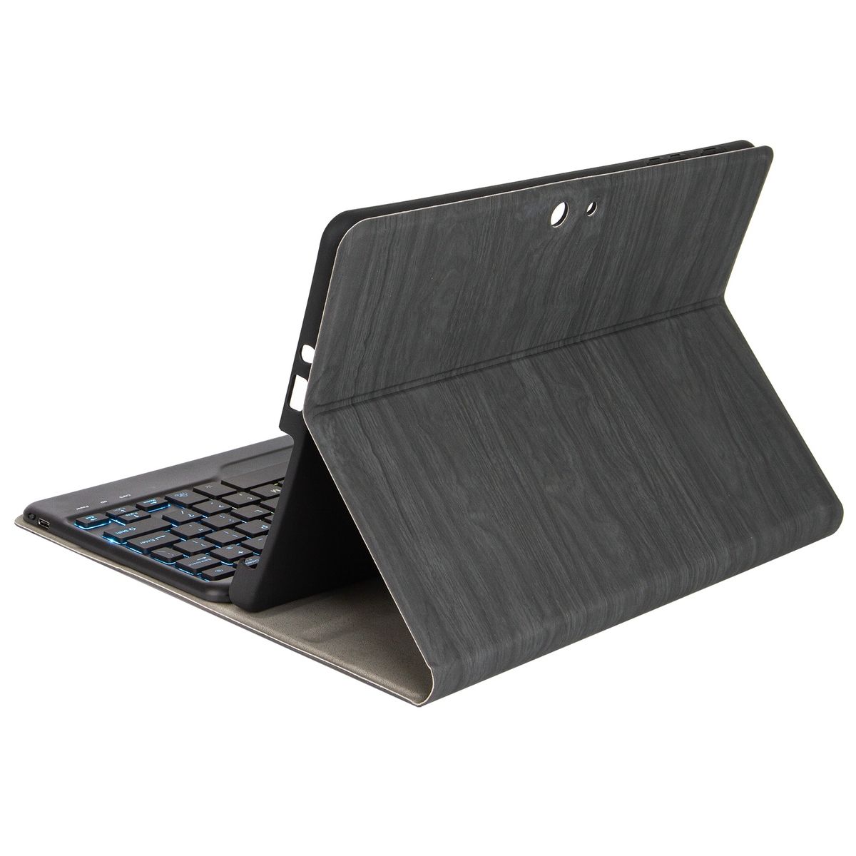 For Microsoft Surface Go 3 / 2 / 1 Bluetooth Keyboard Leather Case(Black + Black)