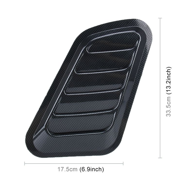 2 PCS Air Flow Intake Scoop Turbo Bonnet Vent Cover Hood