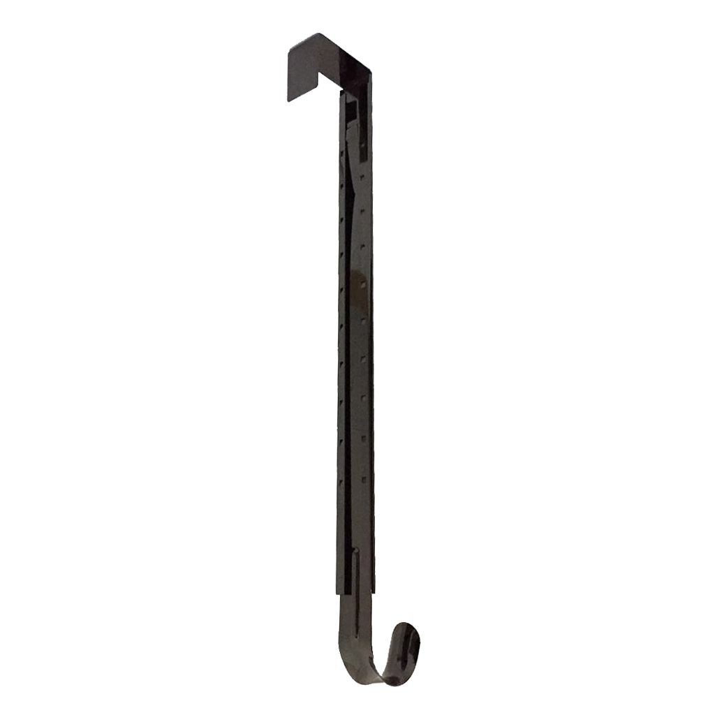 Iron Door 14.57''  Garland Front Door Hanger Adjustable Black