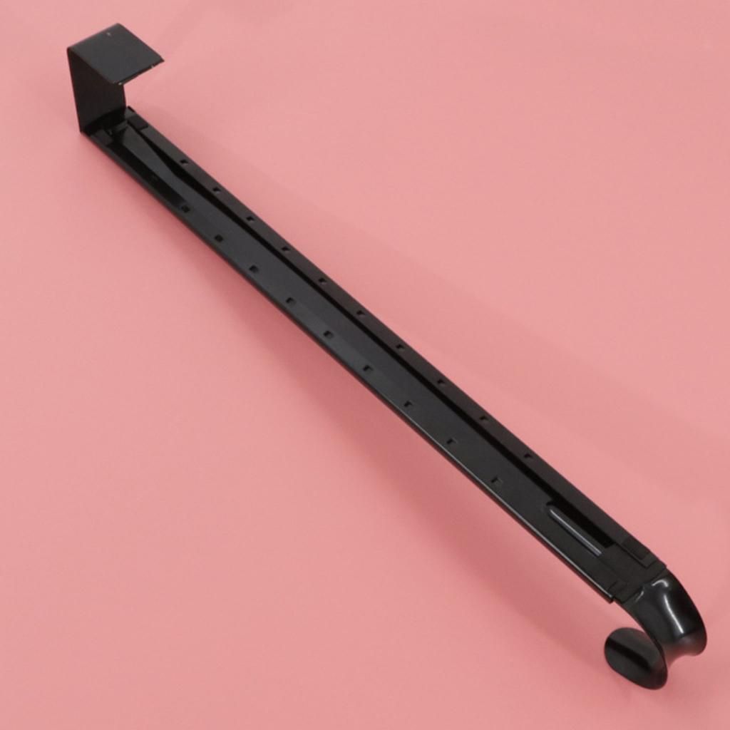 Iron Door 14.57''  Garland Front Door Hanger Adjustable Black