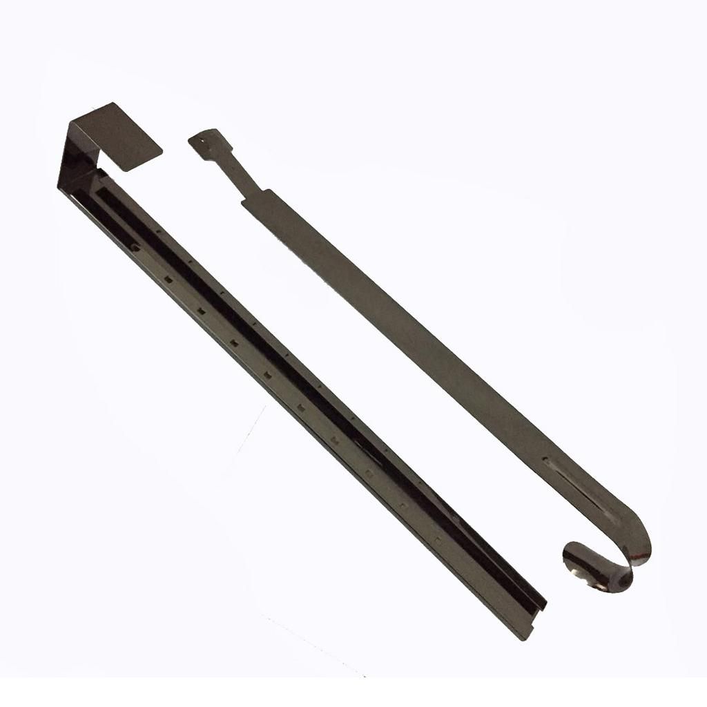 Iron Door 14.57''  Garland Front Door Hanger Adjustable Black
