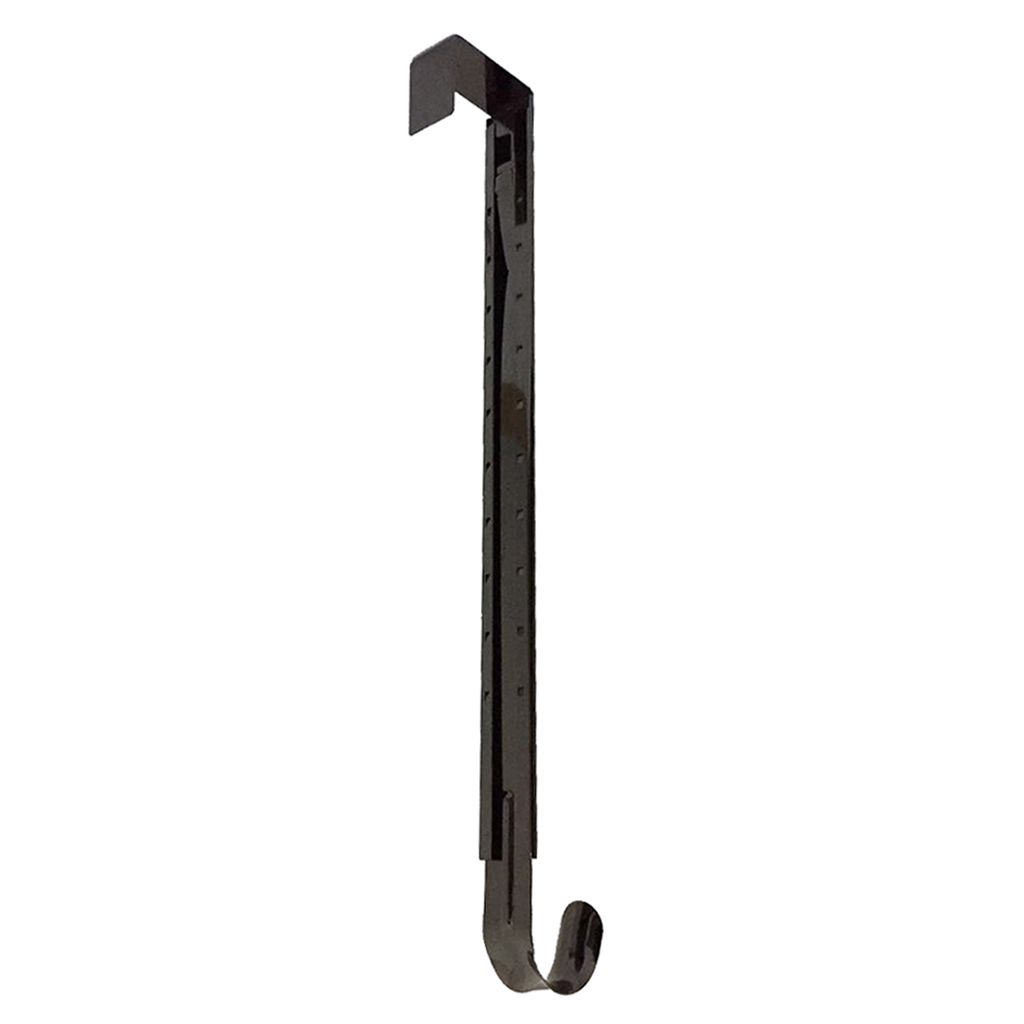 Iron Door 14.57''  Garland Front Door Hanger Adjustable Black