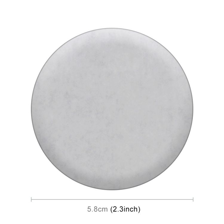 4 PCS Metal Wheel Hub Decorative Sticker, Diameter: 5.8cm