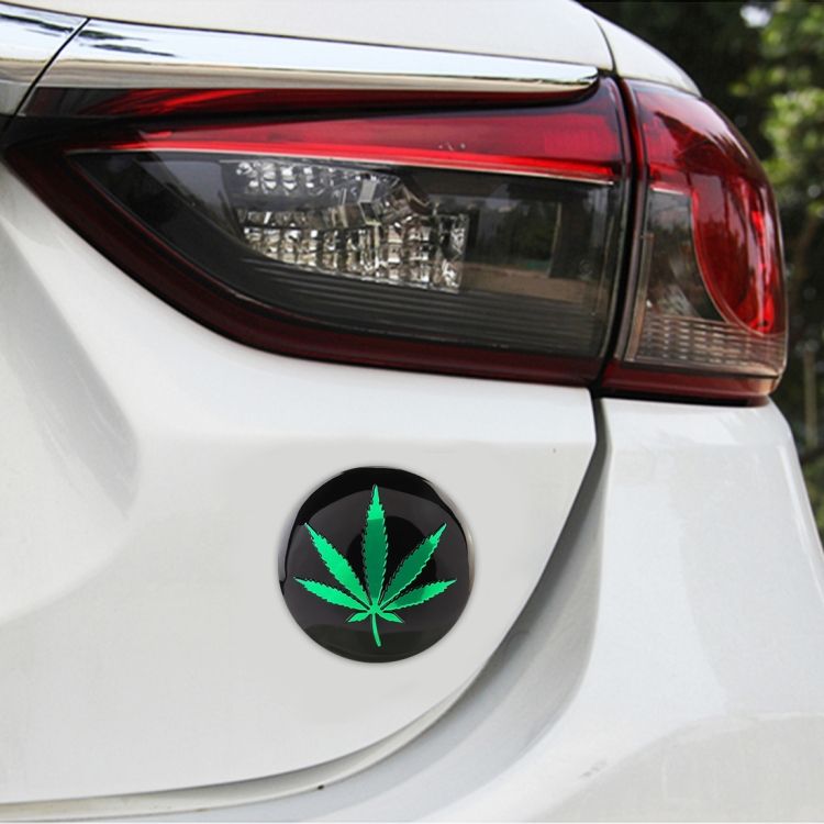 4 PCS Metal Wheel Hub Decorative Sticker, Diameter: 5.8cm
