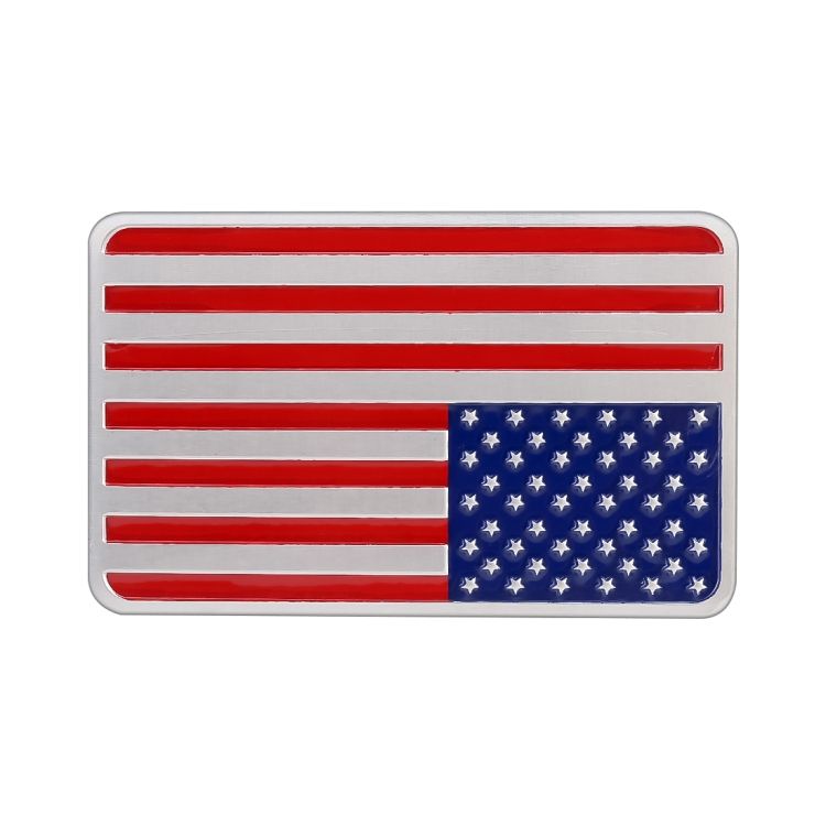 Rectangle Shape USA Flag Pattern Random Decorative Sticker